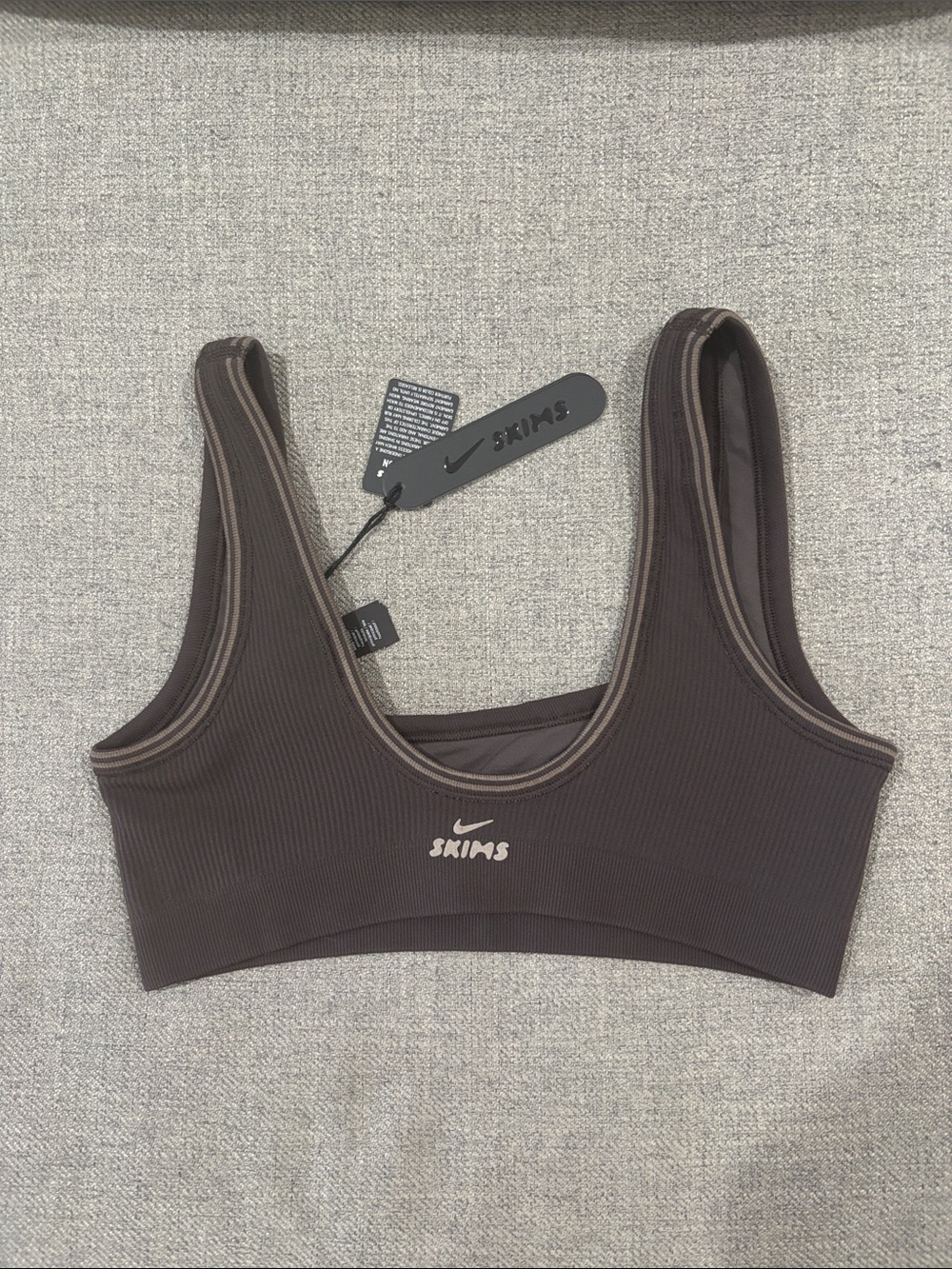 Nike x SKIMS Ribbed Seamless Micro Scoop Bra XS